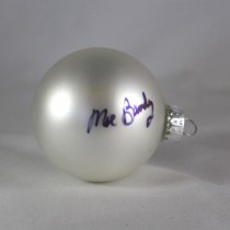 FFF Charities – Moe Bandy - white Christmas ornament #1