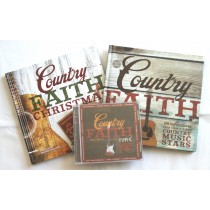 Various Artists - books "Country Faith: 56 Reflections From Today’s Leading Country Music Stars" & "Country Faith Christmas Book" + CD