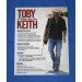 Toby Keith - 2013 ACM promo bi-fold card